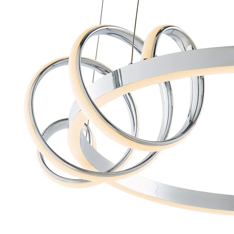 Salzburg Round Color Changing Integrated LED Chrome Chandelier