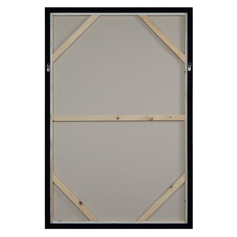 Kyra 60" H x 40" W Canvas Art, Black