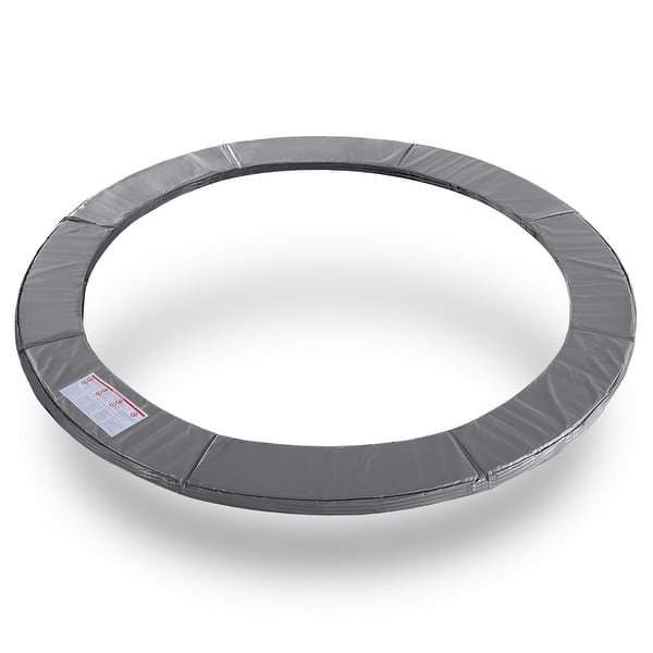 slide 2 of 13, ExacMe Trampoline Pad Replacement, 8 10 12 13 14 15 16 Foot Safety Spring Cover, Grey 10'