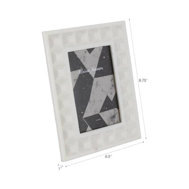 Resin Modern Photo Frame Square Block Border Design Decorative Frame