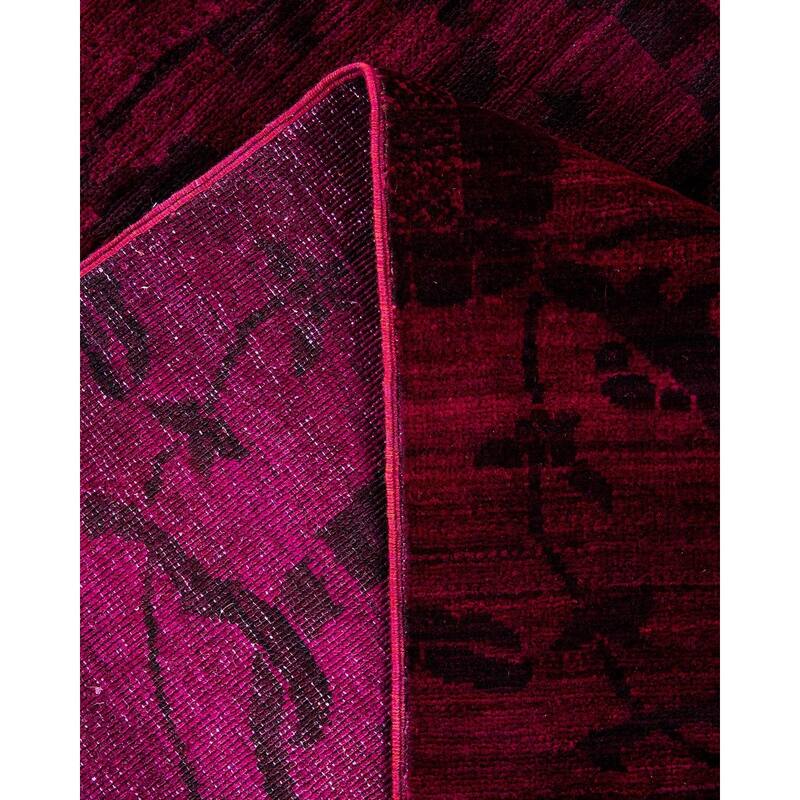 Vibrance, One-of-a-Kind Hand-Knotted Area Rug - Red, 8' 1" x 9' 10" - 8' 1" x 9' 10"