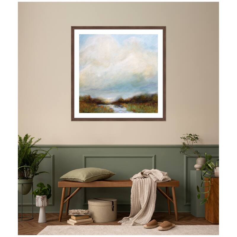 Kate and Laurel Tranquility by Mary Sparrow Framed Wall Art Print