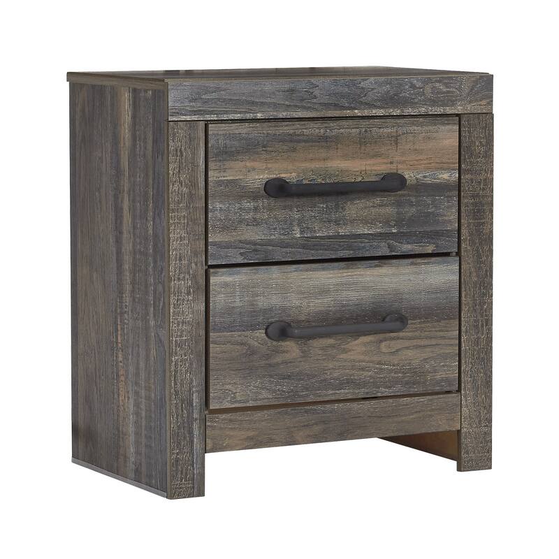 Drystan Two Drawer Casual Night Stand