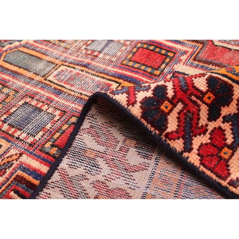 ECARPETGALLERY Hand-knotted Antalya Vintage Red Wool Rug - 3'4 x 6'6