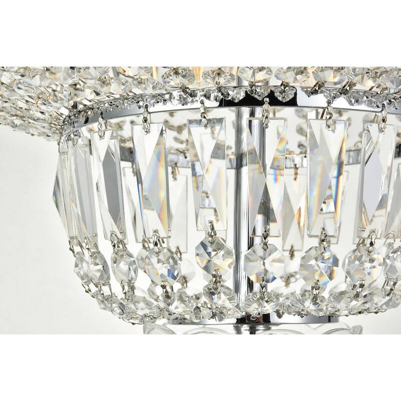 Noah 10-light 20-inch Flush-Mount Chandelier - 20 Inch