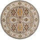 preview thumbnail 52 of 53, SAFAVIEH Handmade Heritage Britney Traditional Oriental Wool Rug 6' Round - Light Grey/Grey - Round