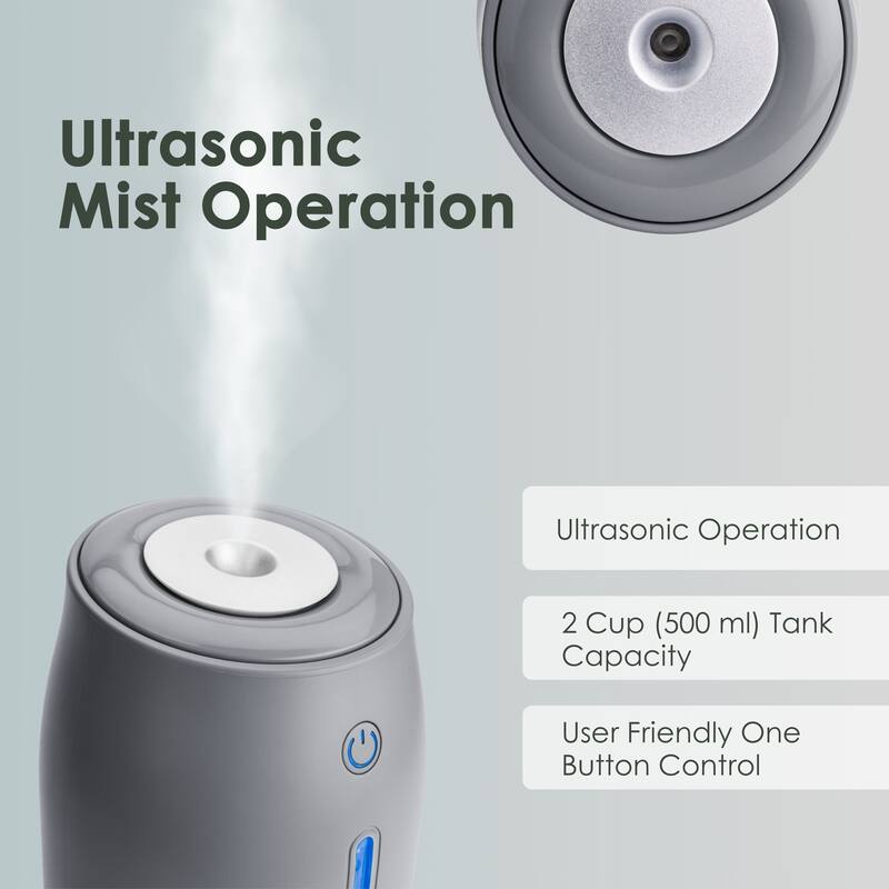 Airvana AG260HUM Aqua Glo Portable Ultrasonic Cool Mist Humidifier