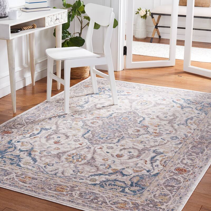 SAFAVIEH Olympia Bahrije Abstract Rug - 9' x 12' - Grey/Ivory