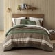 preview thumbnail 52 of 60, Chelsea Square Cascade Reversible Plush Faux Suede Comforter Set Green - King