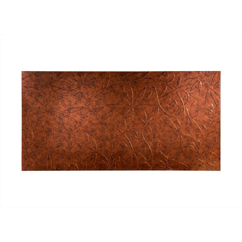FASÄDE Audrey 4-foot x 8-foot PVC Wall Panel in Moonstone Copper - Brown - 4 x 8
