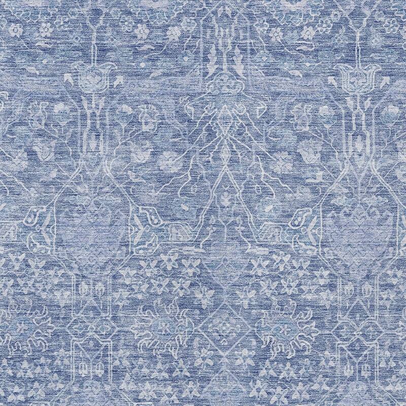 HomeRoots Floral Transitional Rectangle Outdoor Rug