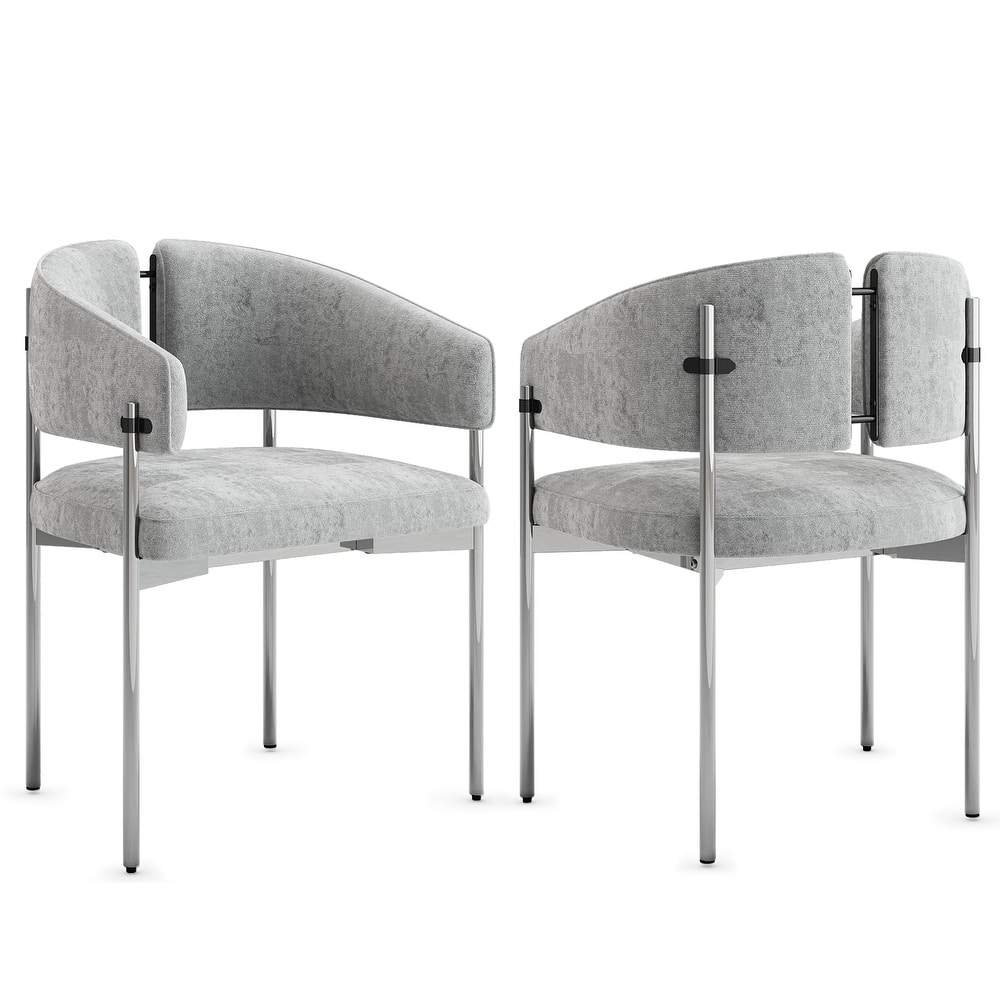 Classic and Luxurious Barrel Dining Chairs with Arms