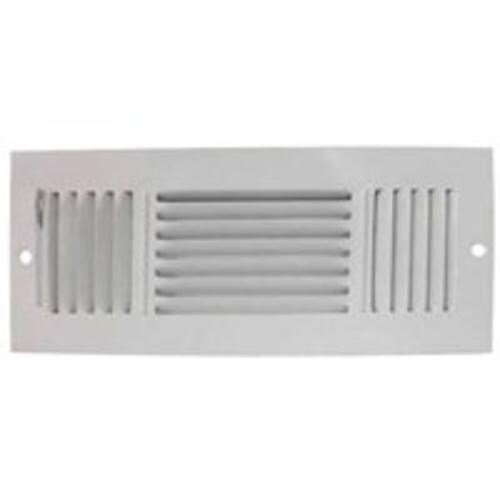 Mintcraft SW03-12X4 3 Way Sidewall Registers, White, 12" x 4"