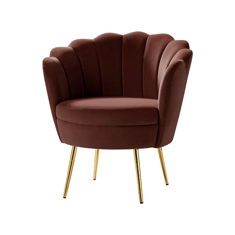 Xabier Cute Modern Upholstered Barrel Chair Accent Chair with Tufted Back by HULALA HOME