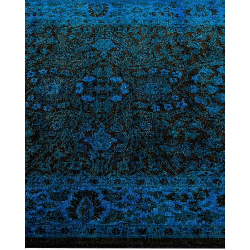 Fine Vibrance One-of-a-Kind Hand-Knotted Runner Rug - Red, 3' 2" x 22' 8" - 3' 2" x 22' 8"