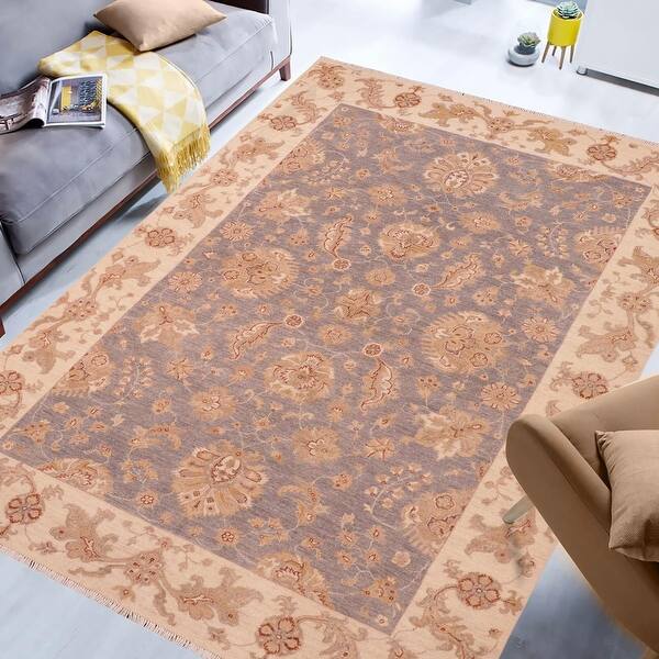 Ziegler Kafkaz Sprague Grey Ivory Wool Rug 5 8 X 9 0 5 8 X 9 0 On Sale Overstock 27869024
