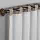 preview thumbnail 10 of 9, Sun Zero Treviso Linen Blend Magnetic Closure Total Blackout Back Tab 1-Piece Curtain Panel, Single Panel