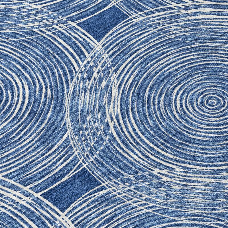 Machine Washable Indoor/ Outdoor Modern Pune Chantille Rug