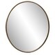 preview thumbnail 6 of 15, Allan Andrews Round Contemporary Wall Mirror with Vintage Matte Finish - 47"D