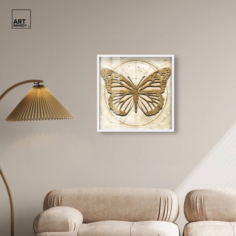 Astro Fluttering Wings Shadowbox by Art Remedy