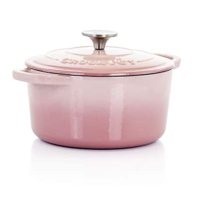 3 Quart Enameled Cast Iron Dutch Oven in Cherry Blossom