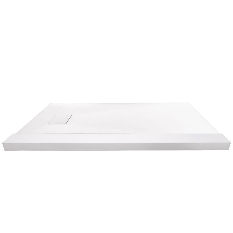 Transolid FZSTR6036 59-1/8" x 36-1/2" Rectangular Shower Base with - White
