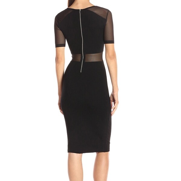 french connection black bandage dress