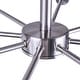 preview thumbnail 61 of 71, Modern Vintage Glam Metal Sputnik Semi - Flush Mount Ceiling Light