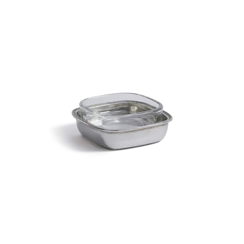 St. Moritz Pewter & Glass Condiment Set - Single