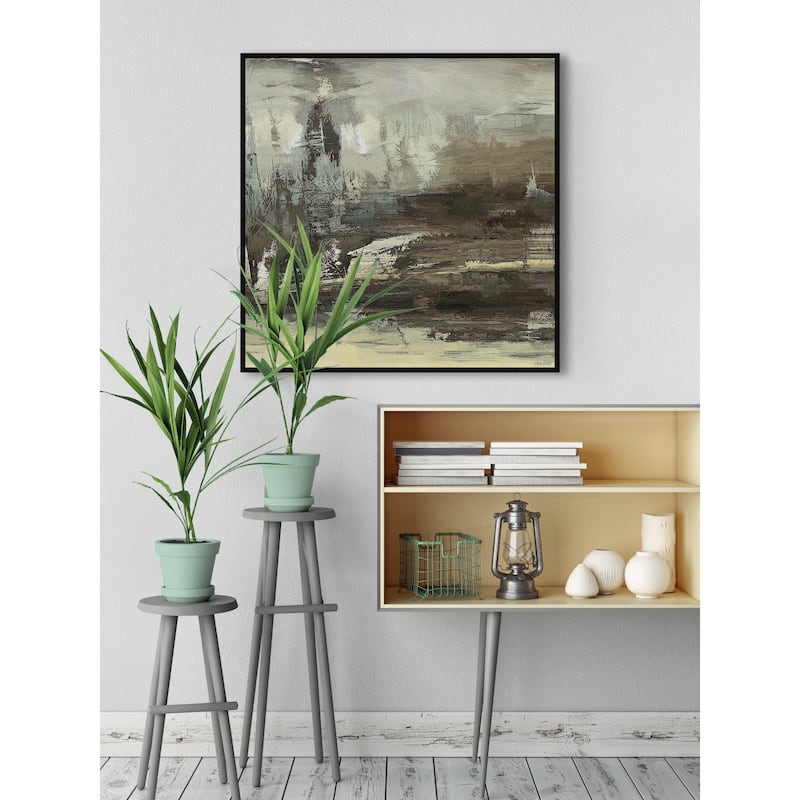 Consistency Floater Framed Print on Canvas