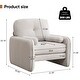 preview thumbnail 52 of 76, HOMYKA Oversized Accent Chair, Modern Sherpa Single Sofa with 2PCS Pillows