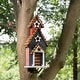 preview thumbnail 7 of 30, Glitzhome 24"H Extra-Large Farmhouse Rustic Wood Birdhouse
