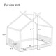 preview thumbnail 6 of 14, Kids' House Bed Frame with Wooden Fence by Harper & Bright Designs