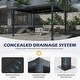 preview thumbnail 22 of 194, EROMMY Outdoor Louvered Pergola with Adjustable Aluminum Roof – Rainproof Gazebo for Patio & Garden