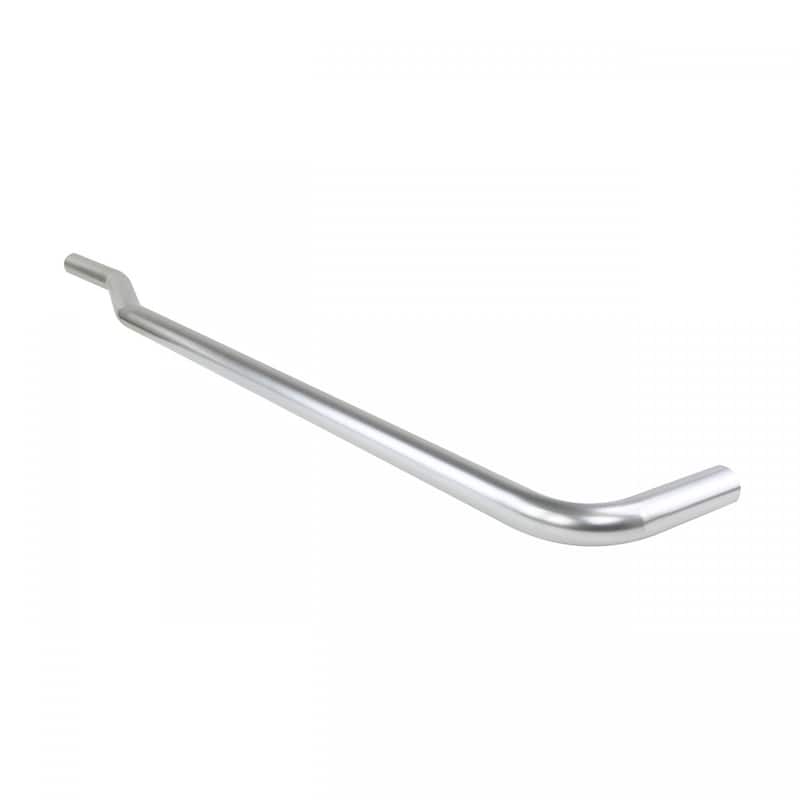 Satin Nickel Brushed L Flush Pipe For Rear Entry High Tank Toilet Renovators Supply