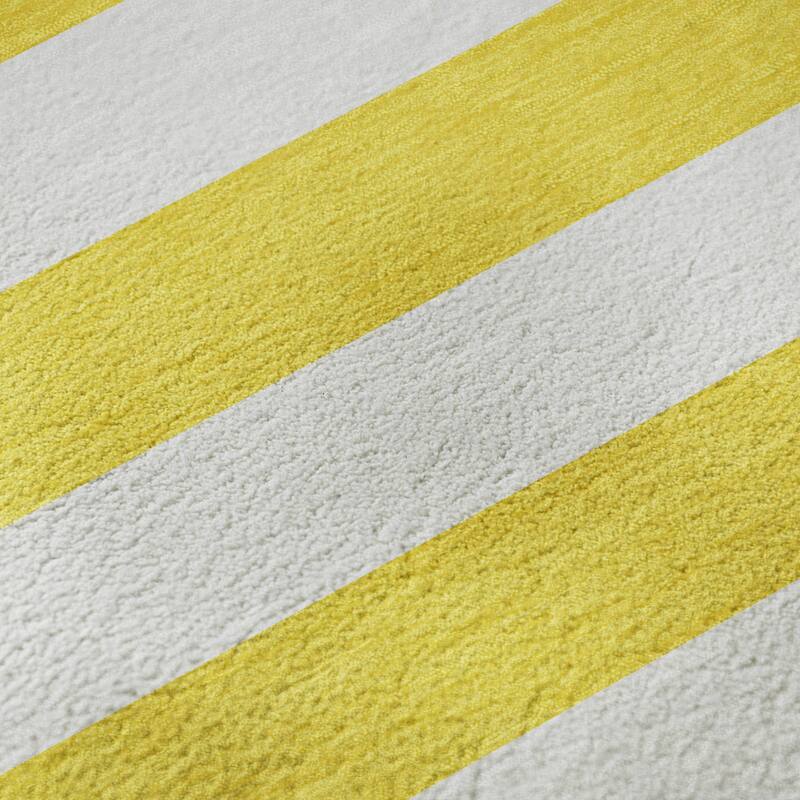 Premium Washable Super Soft Cabana Stripe Mayfield Rug