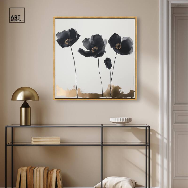 Nocturnal Flowers I Canvas by Art Remedy