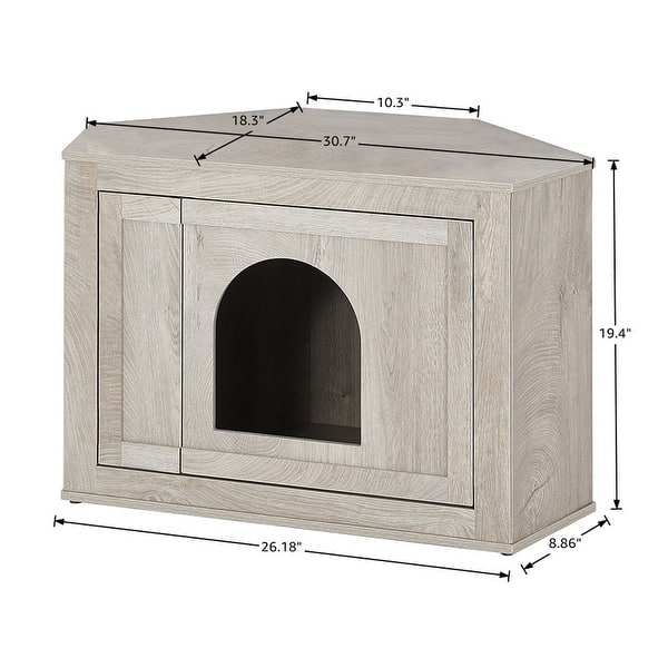 Maine Coon Unipaws Cat Litter Box Enclosure Furniture, Cat
