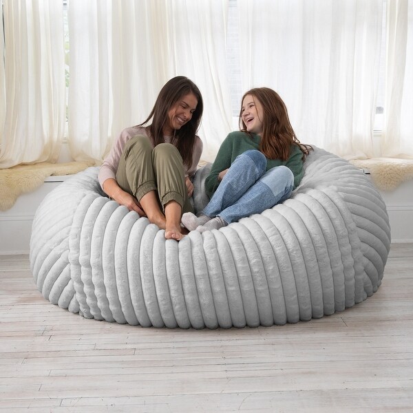 Jaxx 6 Foot Bean Bag, Loveseat, Sofa & Lounger - Mondo Fur