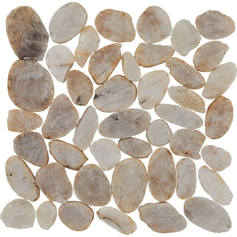 Daltile Decorative Accents Pebble Mosaic Tile (11 PC Per Carton) (10.78 SQFT Per Carton)