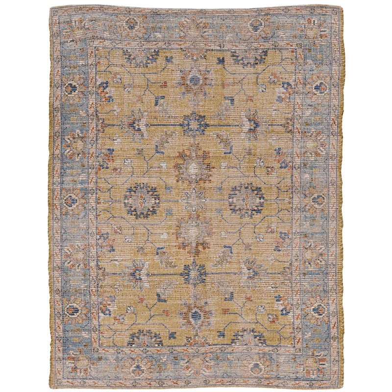 Domani Traditions Southwestern Bordered Jute Rug - 5' x 7'