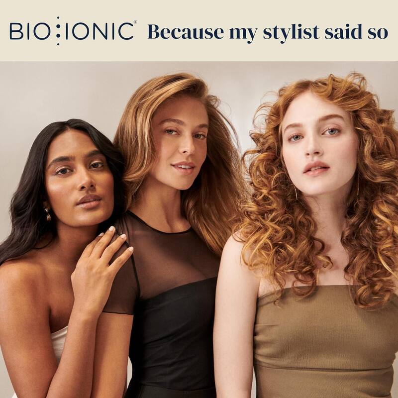 Bio Ionic 10X Pro Vibrating Plate Styling Flat Iron 1 Inch and Long Barrel Styler Curling Hair Iron 1.25 Inch Set