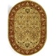preview thumbnail 80 of 114, SAFAVIEH Handmade Persian Legend Hilkje Traditional Oriental Wool Rug 4'6" x 6'6" Oval - Ivory/Rust - Oval