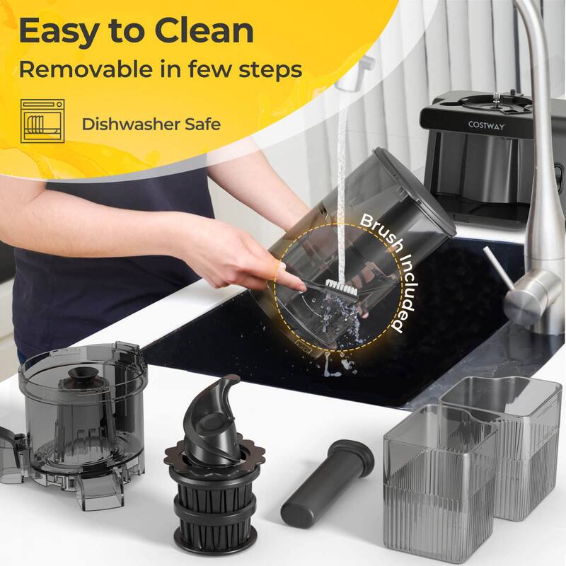 Costway Cold Press Juicer Machine Professional Slow Masticating Juicer - See Details