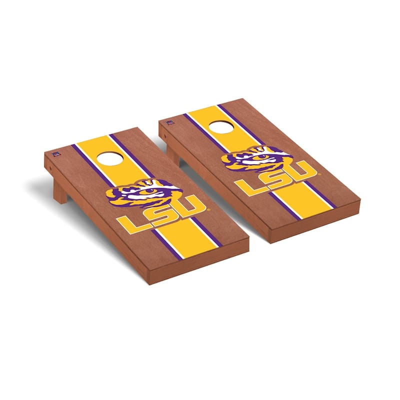 Louisiana State LSU Tigers Rosewood Cornhole Board Set
