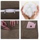 preview thumbnail 49 of 58, WOWMAX Large Bed Headboard Pillow Back Support Reading Wedge Cushion