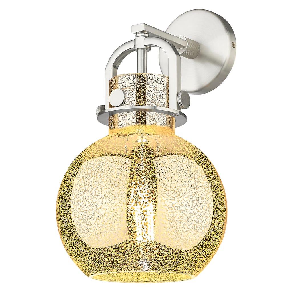 Innovations Lighting 410-1W-G410-8ME Newton Sphere 14" Tall Bathroom