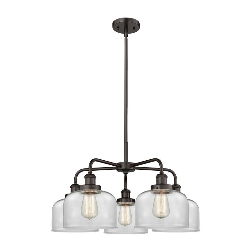 Innovations Lighting Bell - 5 Light 26" Stem Hung Chandelier