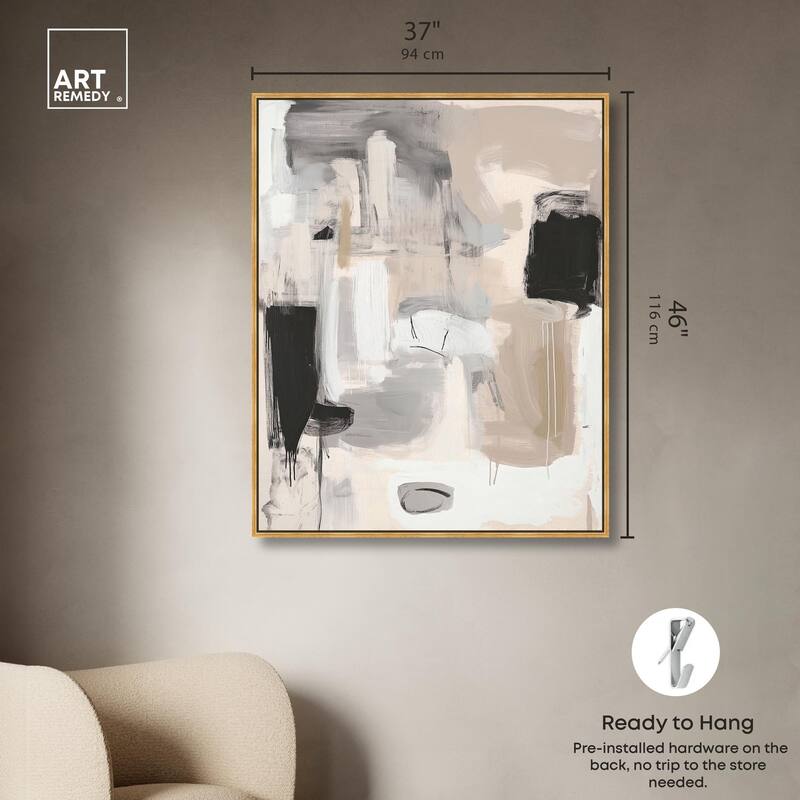 Beauty of Beige II Canvas by Art Remedy