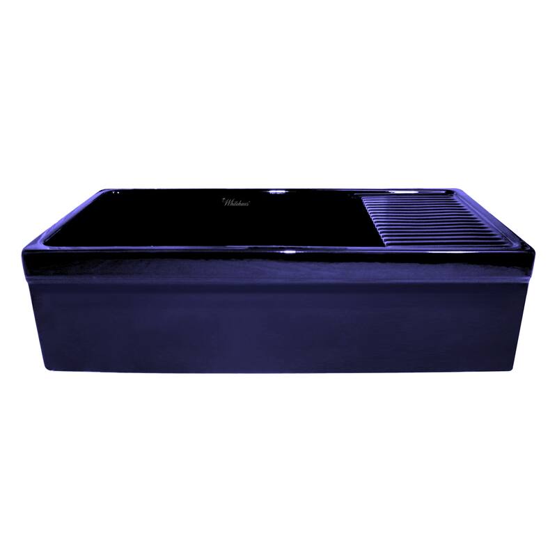 Whitehaus Collection Fireclay Quatro Alcove Sink